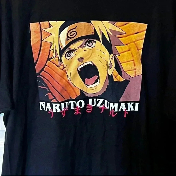 Naruto Uzumaki Shippuden Collection Graphic Tee Shirt Viz Media Anime Manga Sz L - Picture 2 of 4